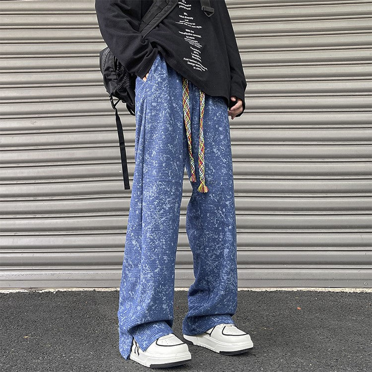 Glitch Textured Pant