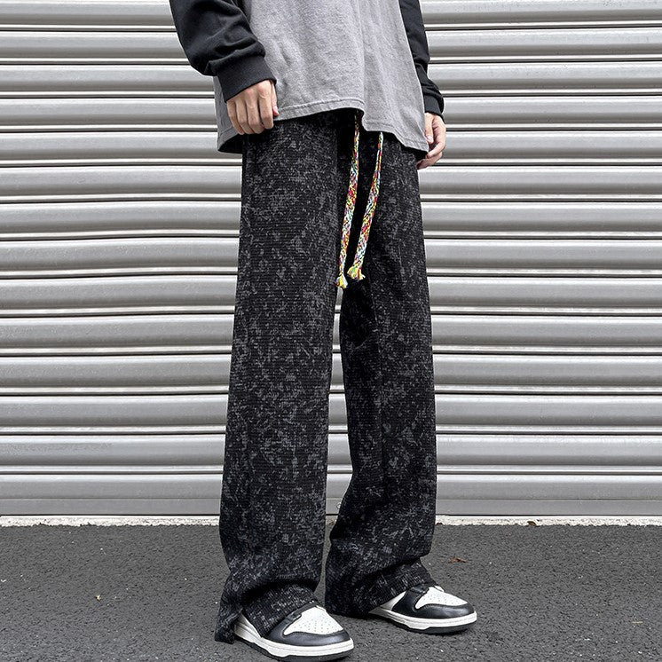 Glitch Textured Pant