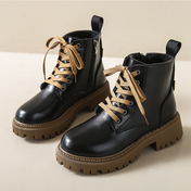 Fleece Lined Combat Boots