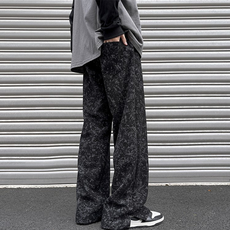 Glitch Textured Pant