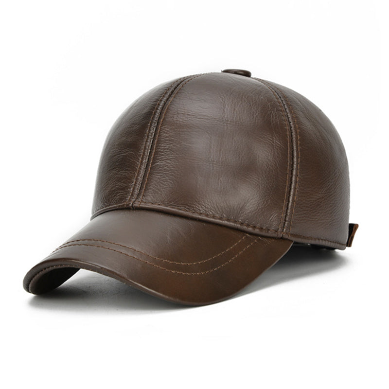 Touring Leather Ball Cap