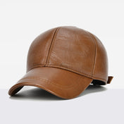 Touring Leather Ball Cap