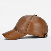 Touring Leather Ball Cap