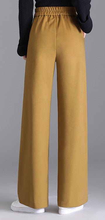 Buttoned Straight Leg Pant