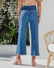 High Waist Down Button Pant