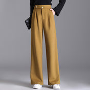 Buttoned Straight Leg Pant