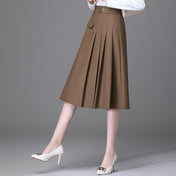 Pleated Asym Skirt