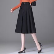 Pleated Asym Skirt