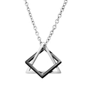 Geometric Pendant Chain Necklace