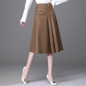 Pleated Asym Skirt