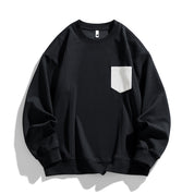 Sable Pocketed Crew Neck