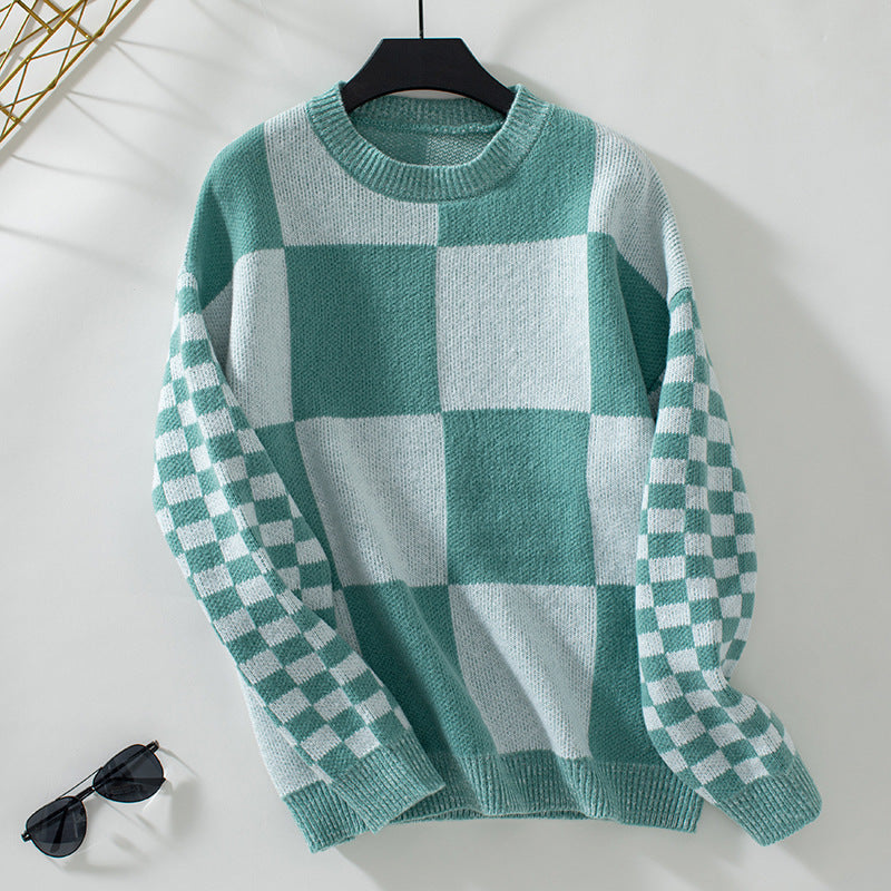 Dual Checker Crewneck