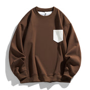 Sable Pocketed Crew Neck