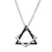 Geometric Pendant Chain Necklace